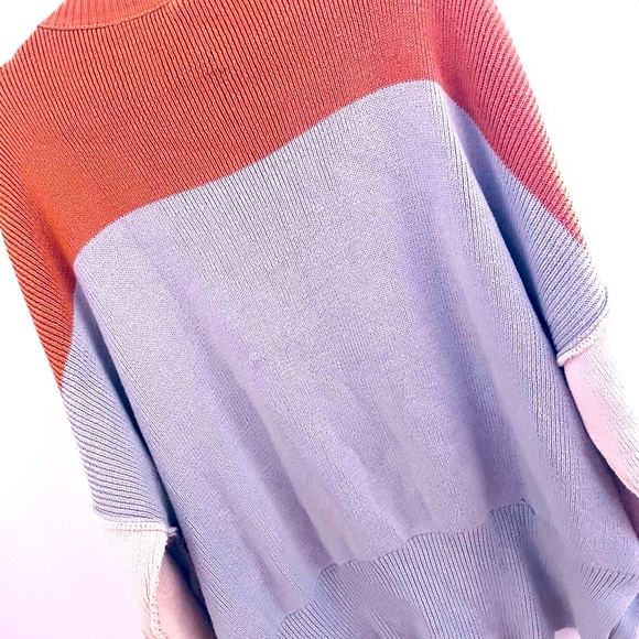 Colorblock Women's Cozy Sweater lightweight LIKE NEW Size Small - Picture 11 of 12